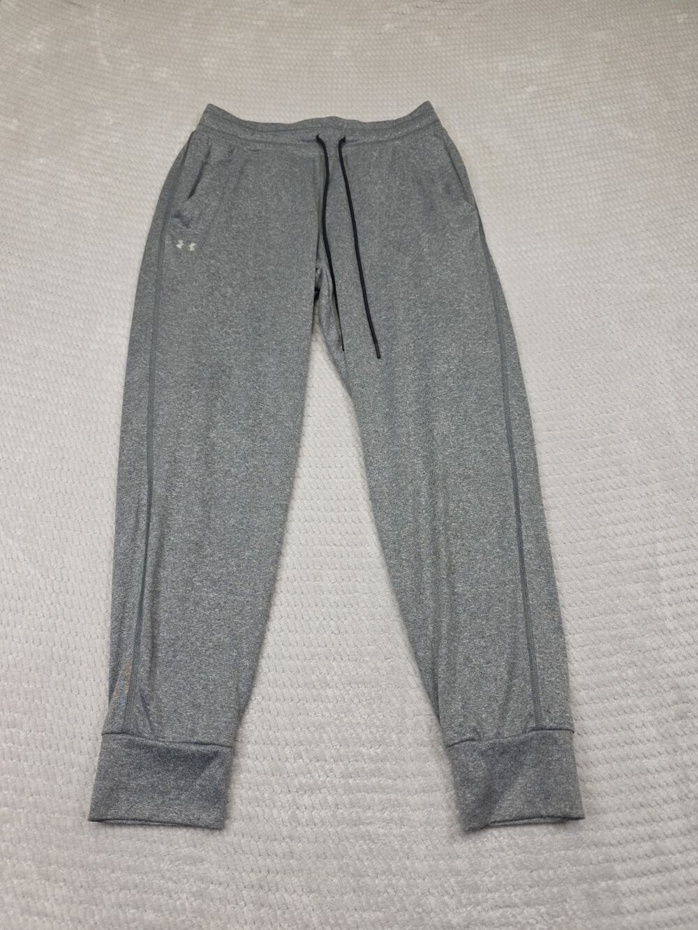 Under Armour Sweatpants Womens Small Heather Gray Jogger Light Weight